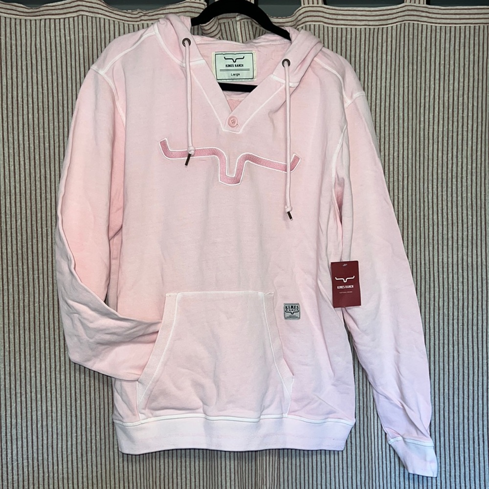 KIMES NWT Pink Logo Hoodie